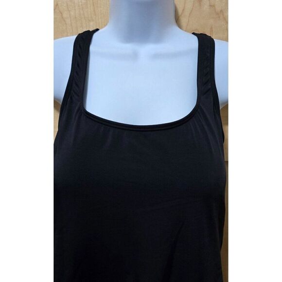 Aquabelle Womens Black One-Piece Swimsuit Size 20 With Racerback Design - Picture 3 of 8